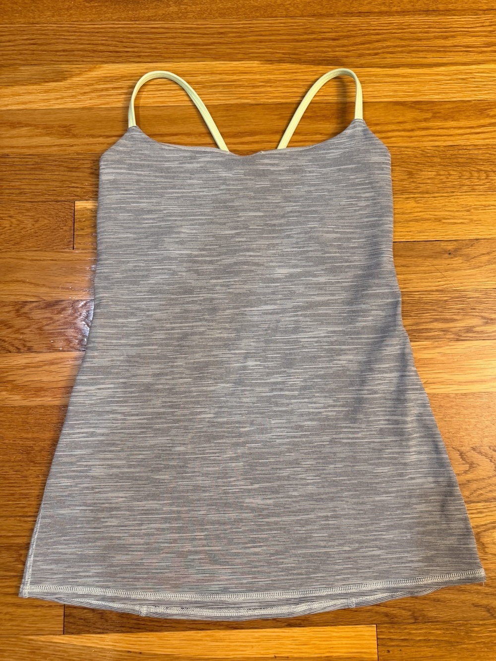 Lululemon Dancing Warrior Tank Wee Are From Space Silver Spoon/Mint - Size 6
